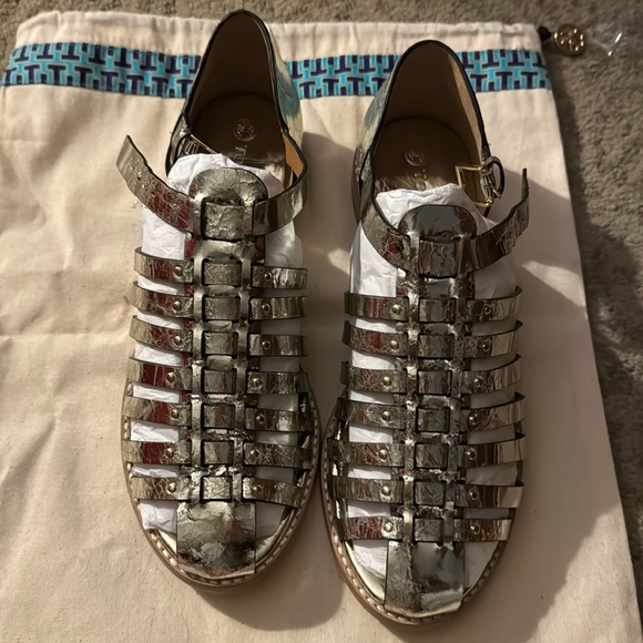 Tory Burch Fisherman Sandals - Picture 1 of 4